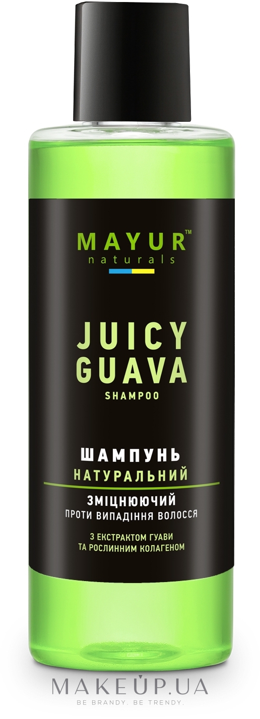 Зміцнюючий натуральний шампунь проти випадіння волосся - Mayur — фото 200ml