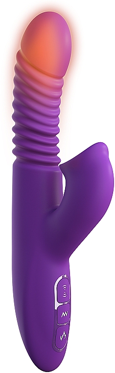 Вібратор - Pipedream Fantasy For Her Ultimate Thrusting Clit Stimulate Purple — фото N2