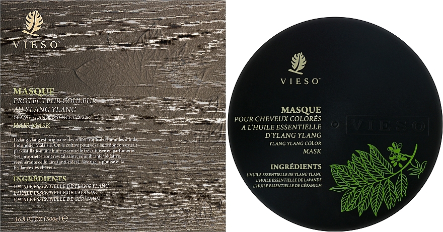 Маска для окрашенных волос с иланг илангом - Vieso Ylang Ylang Essence Color Hair Mask — фото N2