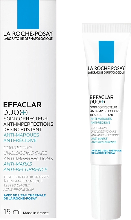 Корректирующее средство комлексного действия для жирной проблемной кожи - La Roche-Posay Effaclar Duo + — фото N3