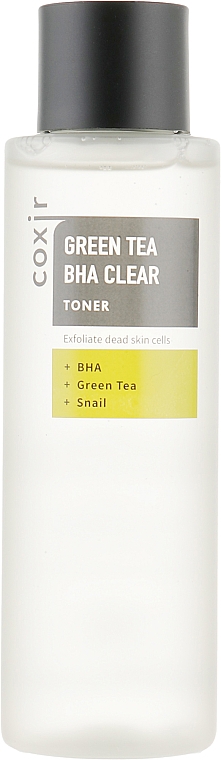 Тонер для обличчя - Coxir Green Tea BHA BHA Clear Toner — фото N2