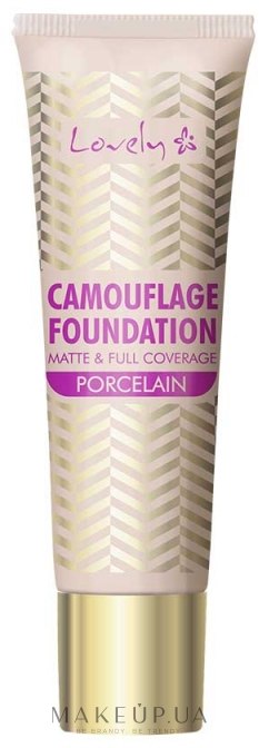 Тональная основа для лица - Lovely Camouflage Foundation — фото 01 - Porcelain
