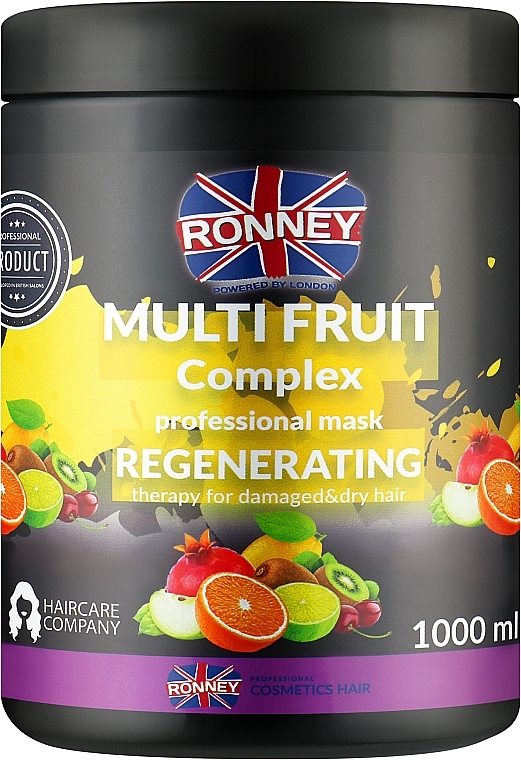 Маска для волос - Ronney Professional Multi Fruit Complex Regenerating Therapy Mask — фото N2