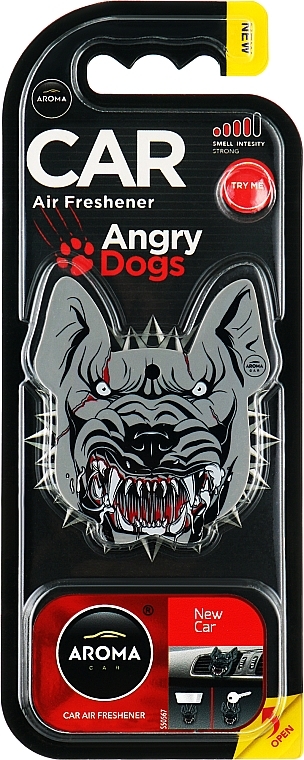 Ароматизатор полимерный, новая машина - Aroma Car Angry Dogs — фото N1