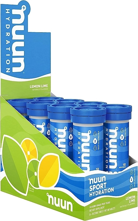 Электролитный напиток, лимон-лайм - Nuun Sport Hydration Lemon Lime — фото N1