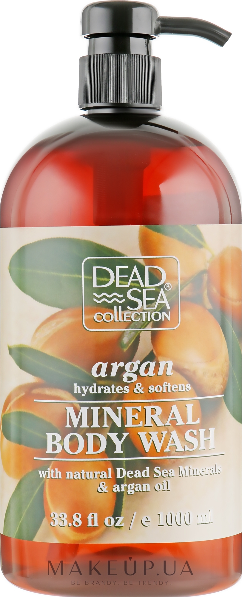 Гель для душа с минералами Мертвого моря и аргановым маслом - Dead Sea Collection Argan Body Wash — фото 1000ml