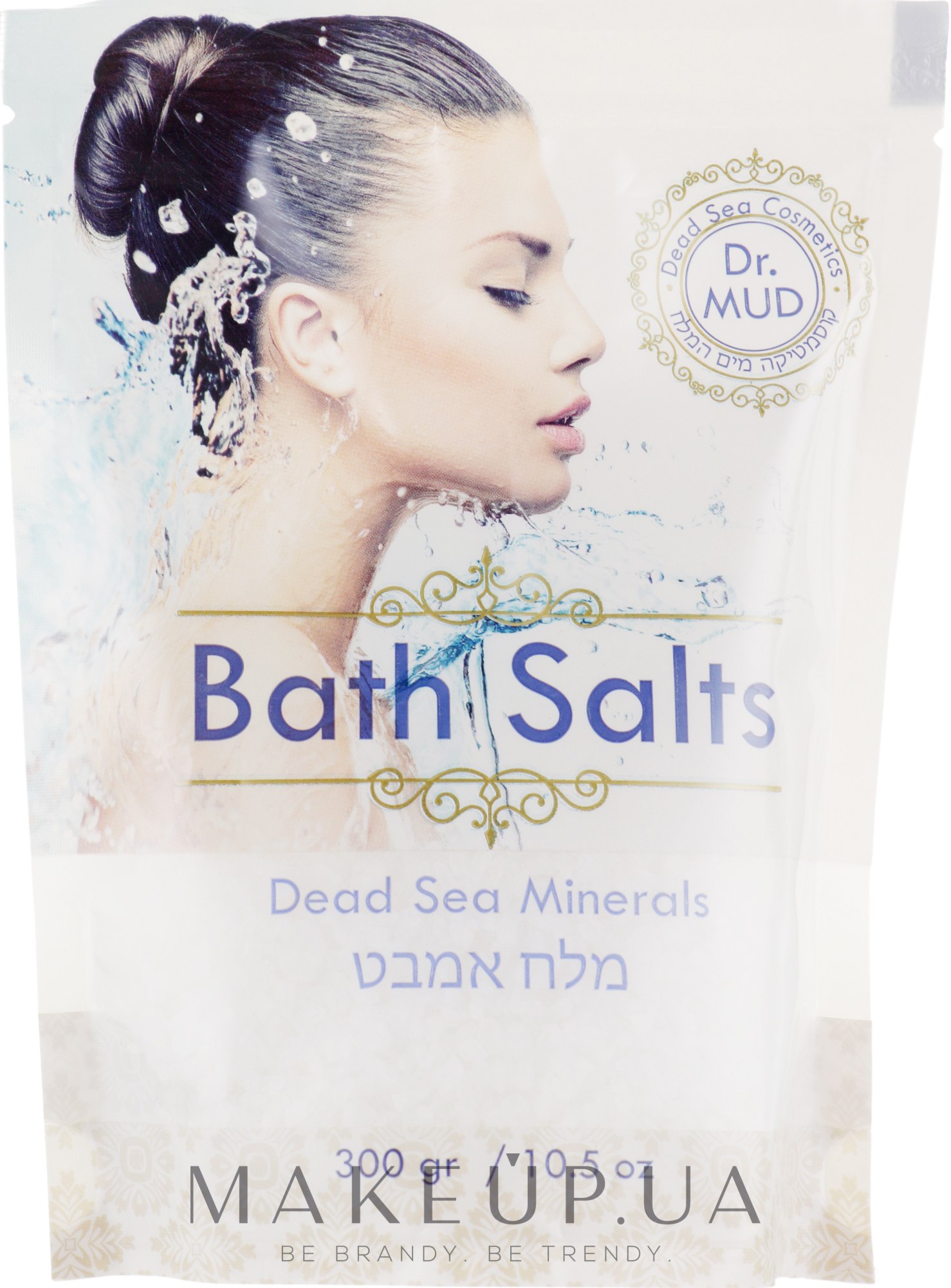 Натуральна сіль Мертвого моря - Dr. Mud Bath Salts — фото 300ml