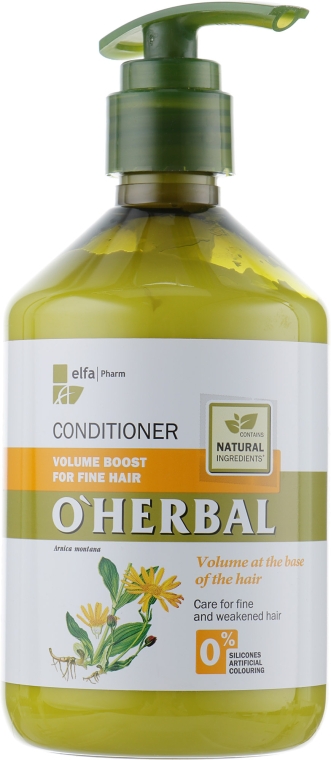 Бальзам-кондиціонер для тонкого волосся - O Herbal — фото N3