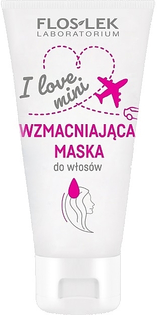 Укрепляющая маска для волос - Floslek I Love Mini Strengthening Hair Mask — фото N1