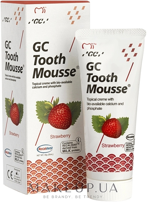 УЦЕНКА Крем для зубов - GC Tooth Mousse Strawberry * — фото N1