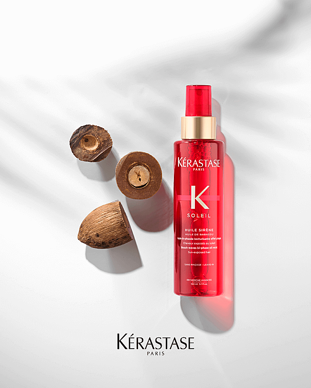 Незмивне масло-спрей для захисту волосся влітку - Kerastase Soleil Beach Bi-Phase Oil Mist — фото N4