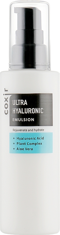 Емульсія для обличчя зволожувальна з гіалуроновою кислотою - Coxir Ultra Hyaluronic Emulsion — фото N2
