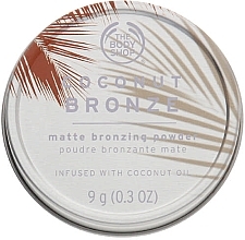 Бронзирующая матовая пудра для лица - The Body Shop Coconut Bronze Matte Bronzing Powder — фото N2
