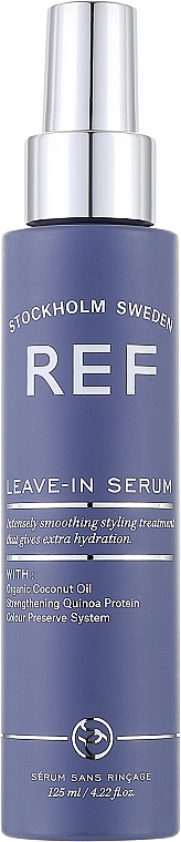 Незмивна сироватка для укладання волосся з протеїнами та рослинними екстрактами - REF Leave-In Serum — фото N1