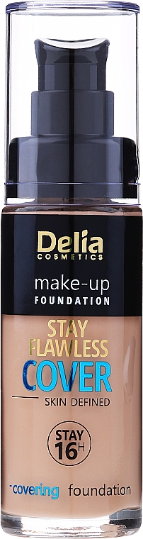 Тональный крем для лица - Delia Cosmetics Stay Flawless Cover — фото N1
