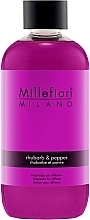 Духи, Парфюмерия, косметика Аромадиффузор - Millefiori Milano Rhubarb & Pepper Fragrance Diffuser (сменный блок)
