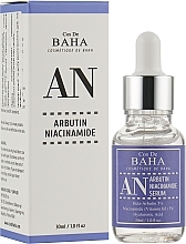 УЦЕНКА Сыворотка против пигментации с арбутином 5% и ниацинамидом 5% - Cos De BAHA Arbutin Niacinamide Serum * — фото N2