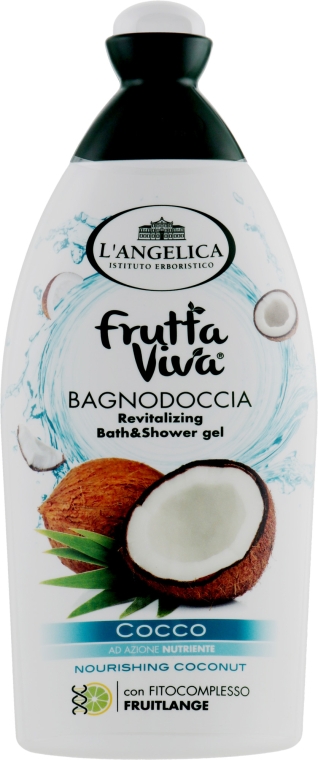 Гель для душа и ванны "Питательный кокос" - L'Angelica Frutta Viva Bath&Shower Gel