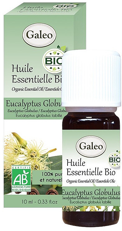 Органическое эфирное масло эвкалипта шаровидного - Galeo Organic Essential Oil Eucalyptus Globulus — фото N1