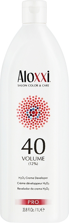 Крем-окислювач для волосся, 12% - Aloxxi 40Volume Creme Developer — фото N2