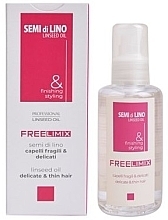 Масло для ломких и тонких волос - Freelimix Semi Di Lino Linseed Oil Delicate And Thin Hair — фото N2