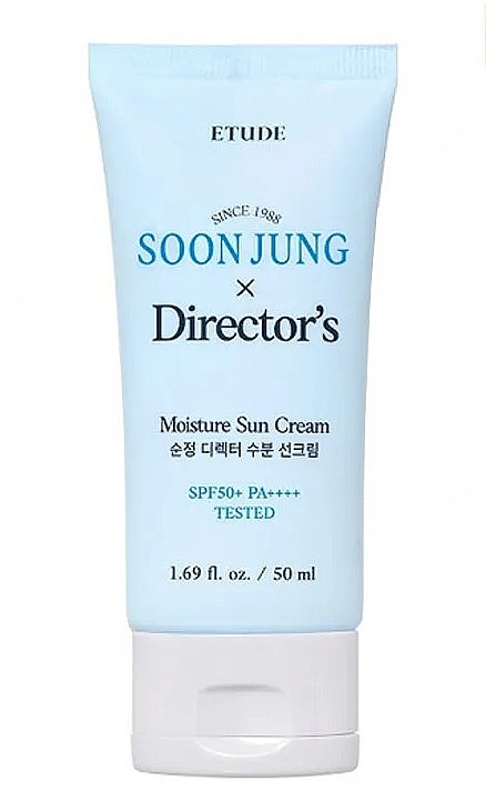 Увлажняющий солнцезащитный крем для лица - Etude House Soon Jung & Director’s Moisture Sun Cream SPF50+ PA+++ — фото N1
