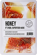 Восстанавливающа маска для лица - Dermal Mask Honey Protect & Nourish Facial Sheet — фото N3