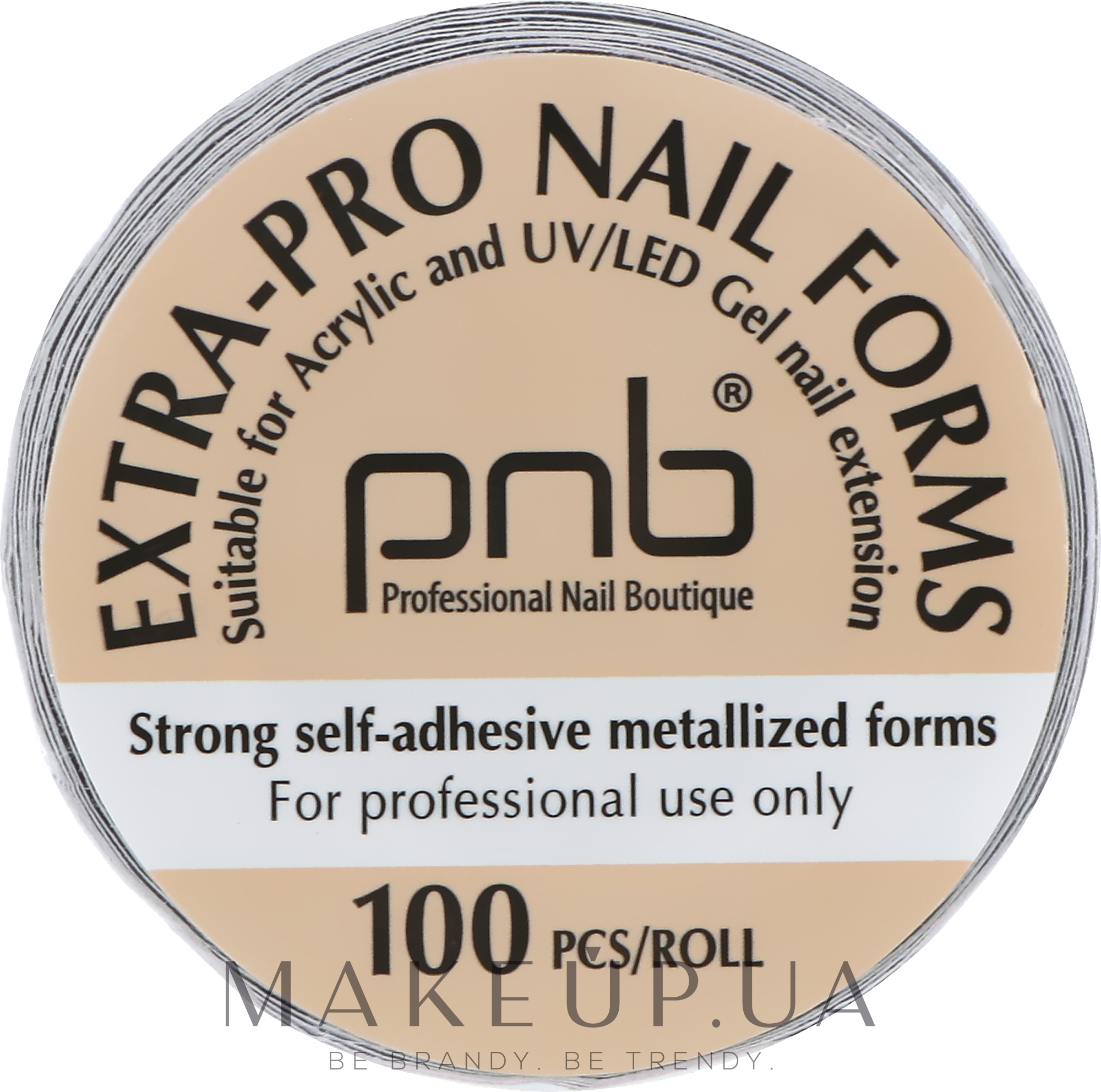 Формы для моделирования ногтей - PNB ExtraPro Nail Forms — фото 100шт