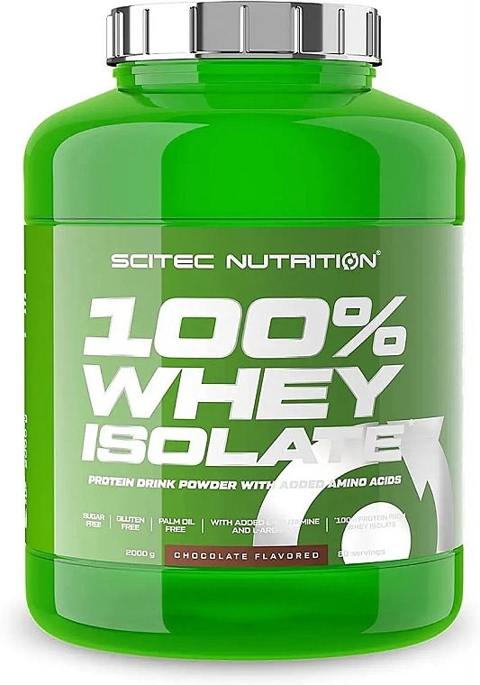 Протеин сывороточный изолят "Шоколад" - Scitec Nutrition 100% Whey Isolate Chocolate — фото N1