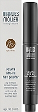 Сухой шампунь придающий объем с шелком - Marlies Moller Specialists Volume Anti-Oil Hair Powder  — фото N2