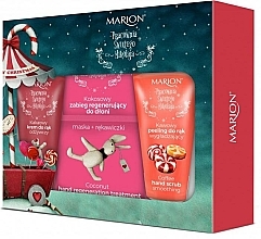 Духи, Парфюмерия, косметика Набор - Marion Christmas Set (cr/50ml + peel/50ml + h/mask/12ml)