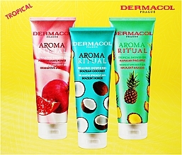 Парфумерія, косметика Набір - Dermacol Aroma Ritual Tropical Gift Set (sh/gel/3x250ml)
