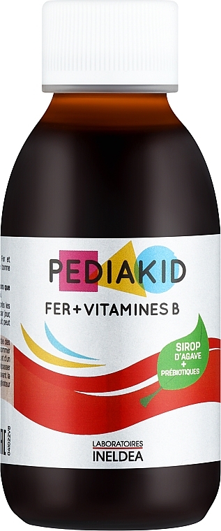 Сироп для подолання анемії і зняття втоми - Pediakid Fer + Vitamines B Sirop — фото N1