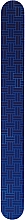 Парфумерія, косметика Пилочка для нігтів двофункціональна пряма, 7446, синя, плетіння - Top Choice