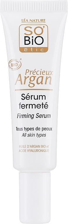 Антивозрастная укрепляющая сыворотка для лица - So'Bio Etic Precieux Argan Argan Anti-Aging Firming Serum — фото N1