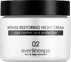 Укрепляющий ночной крем для атоничной кожи лица - Everline Intense Restoring Night Cream — фото N1