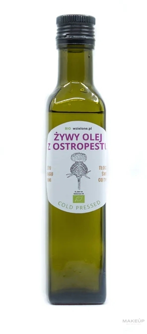 Олія розторопші - LOV Organic Living Milk Thistle Oil Cold Pressed — фото 250ml