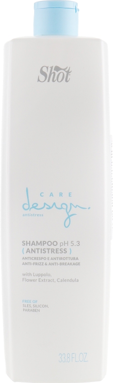 Шампунь антистрес проти ламкості волосся - Shot Care Design Antistress Shampoo — фото N3