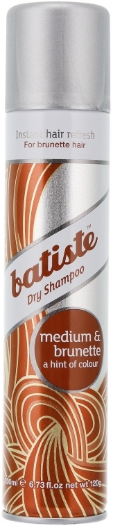 Сухий шампунь - Batiste Dry Shampoo and Medium Brunette a Hint of Colour — фото N7