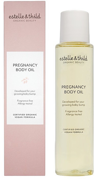 Масло для тела для беременных - Estelle & Thild BioCare Pregnancy Body Oil — фото N1