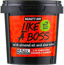 Парфумерія, косметика Шампунь-гель для душу "Like A Boss" - Beauty Jar 2 in 1 Energizing Shower & Shampoo