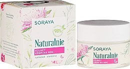 Духи, Парфюмерия, косметика Успокаивающий ночной крем для лица - Soraya Naturalnie Night Cream