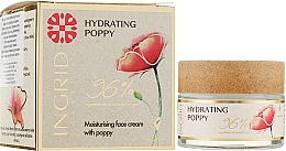 Крем увлажняющий для лица с маслом Мака - Ingrid Cosmetics Vegan Hydrating Poppy — фото N2