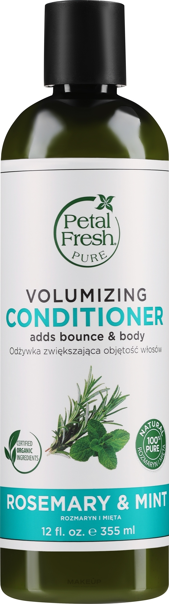 Кондиционер для волос, для объема - Petal Fresh Rosemary & Mint — фото 355ml