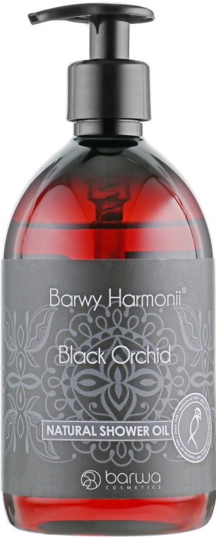 Масло для душа с черной орхидеей - Barwa Harmony Oil Shower Black Orchid — фото N1
