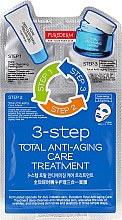 Трехступенчатый комплекс "Антивозрастой уход" - Purederm 3-Step Total Anti-Aging Care Treatment — фото N1