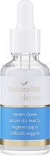 Регенерувальна та відновлювальна сироватка для обличчя з керамідами - NaturalME Dermo — фото N2