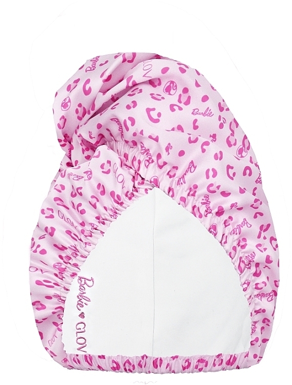 Двухстороннее атласное полотенце для волос "Барби", розовая пантера - Glov Double-Sided Satin Hair Towel Wrap Barbie Pink Panther — фото N1
