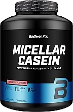 Мицеллярный казеиновый протеин со вкусом клубники - BiotechUSA Micellar Casein Strawberry — фото N1