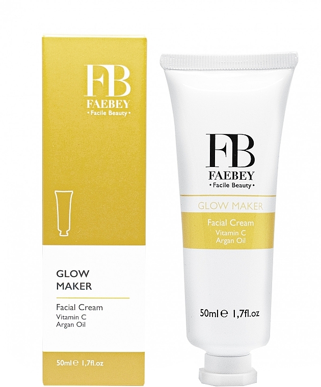 Освітлювальний крем для обличчя - Faebey Glow Maker Facial Cream — фото N1